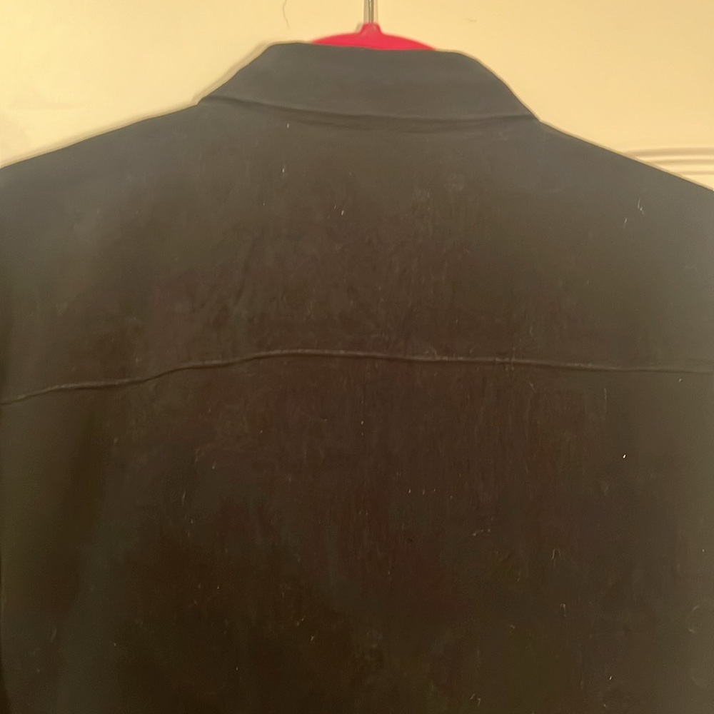 BCBG MAXEZRIA BLACK BUTTON DOWN SHIRT - Picture 8 of 8